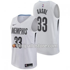 Memphis Grizzlies Marc Gasol 33 Nike City Edition Miesten Pelipaidat Swingman 